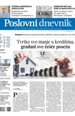 Poslovni Dnevnik - broj 5072, 17. apr 2024.