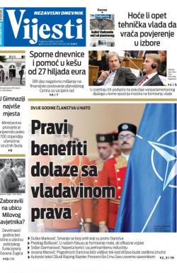 Vijesti - broj 7599, 5. jun 2019.