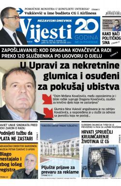 Vijesti - broj 7067, 22. nov 2017.