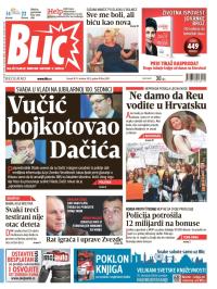 Blic - broj 5991, 15. okt 2013.