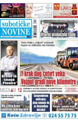 Nove Subotičke novine - broj 49, 9. dec 2016.