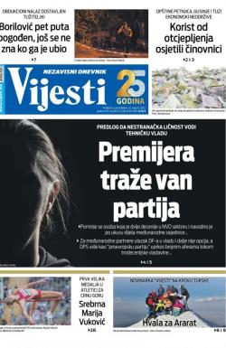 Vijesti - broj 8750, 22. avg 2022.