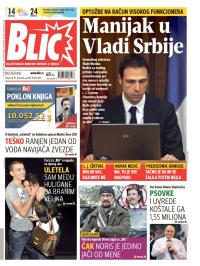 Blic - broj 6191, 10. maj 2014.