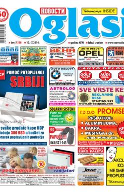 Novosti oglasi - broj 1328, 10. sep 2014.