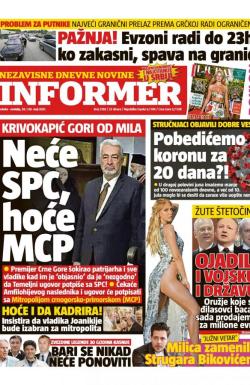 Informer - broj 2768, 29. maj 2021.