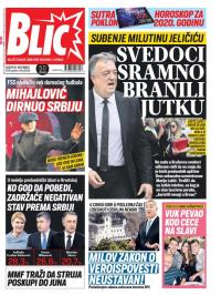 Blic - broj 8206, 21. dec 2019.