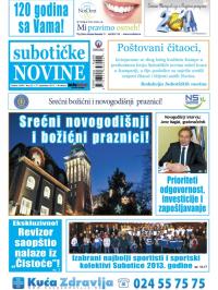 Nove Subotičke novine - broj 52, 27. dec 2013.