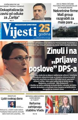 Vijesti - broj 8525, 3. jan 2022.