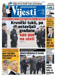 Vijesti - broj 6718, 3. dec 2016.