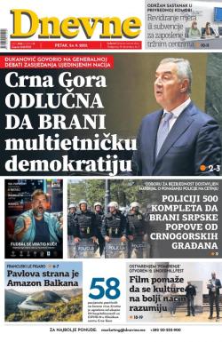 Dnevne novine - broj 3106, 24. sep 2021.