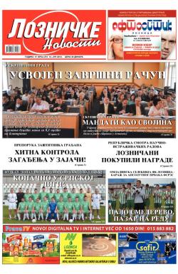 Lozničke novosti - broj 274, 14. jun 2013.