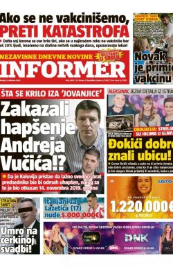 Informer - broj 2878, 5. okt 2021.