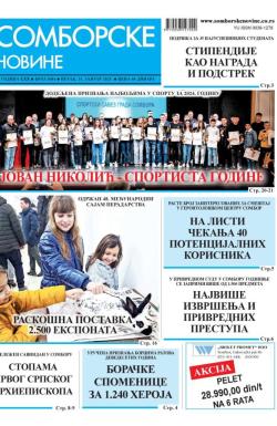 Somborske novine - broj 3684, 31. jan 2025.