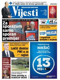 Vijesti - broj 6662, 8. okt 2016.