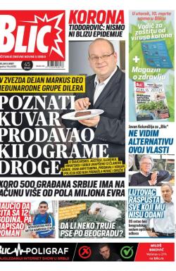 Blic - broj 8280, 9. mar 2020.