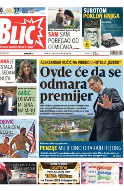 Blic - broj 6278, 5. avg 2014.