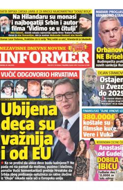 Informer - broj 3071, 26. maj 2022.