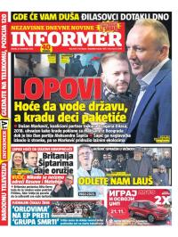 Informer - broj 3530, 21. nov 2023.