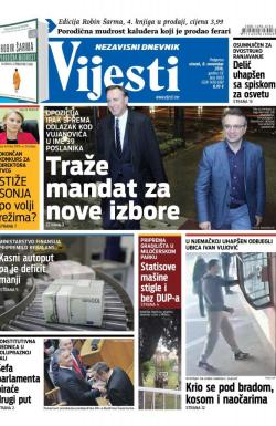 Vijesti - broj 6693, 8. nov 2016.