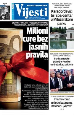 Vijesti - broj 7632, 8. jul 2019.