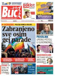 Blic - broj 6329, 25. sep 2014.