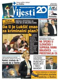 Vijesti - broj 6855, 22. apr 2017.