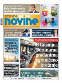 Dnevne novine - broj 2723, 3. jul 2020.