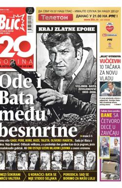 Blic - broj 6923, 24. maj 2016.