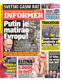 Informer - broj 3027, 2. apr 2022.