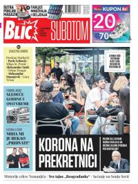 Blic - broj 8457, 12. sep 2020.