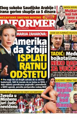 Informer - broj 2253, 17. sep 2019.