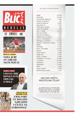 Blic - broj 8724, 13. jun 2021.