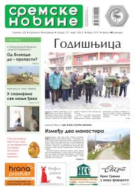 Sremske Novine - broj 2717, 27. mar 2013.