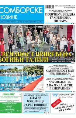 Somborske novine - broj 3651, 14. jun 2024.