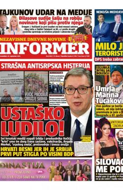 Informer - broj 2865, 20. sep 2021.