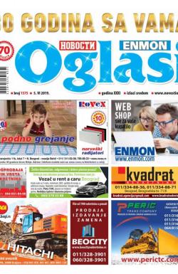 Novosti oglasi - broj 1575, 5. jun 2019.