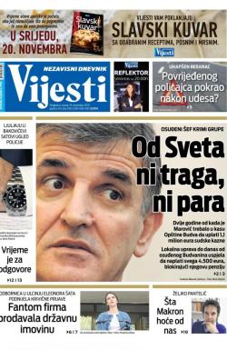 Vijesti - broj 7767, 19. nov 2019.