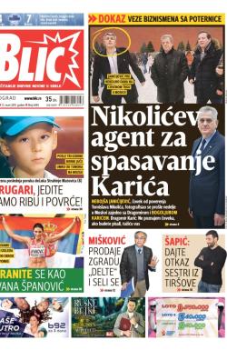 Blic - broj 6494, 13. mar 2015.