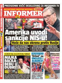 Informer - broj 3856, 14. dec 2024.