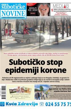 Nove Subotičke novine - broj 164, 30. apr 2020.