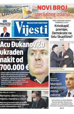 Vijesti - broj 8062, 17. sep 2020.