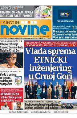 Dnevne novine - broj 2958, 8. apr 2021.