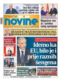 Dnevne novine - broj 2529, 14. nov 2019.