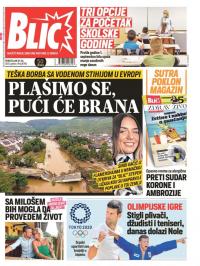 Blic - broj 8760, 19. jul 2021.