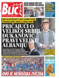 Blic - broj 8077, 14. avg 2019.