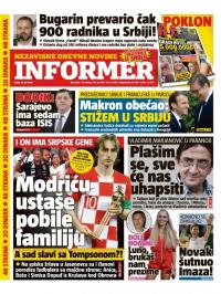 Informer - broj 1896, 18. jul 2018.