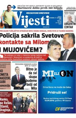 Vijesti - broj 6634, 12. sep 2016.