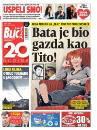 Blic - broj 6924, 25. maj 2016.