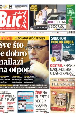 Blic - broj 6263, 21. jul 2014.