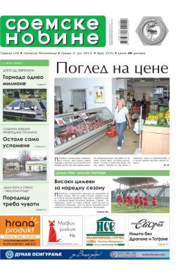 Sremske Novine - broj 2731, 3. jul 2013.